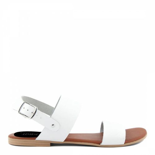 Leather Double Strap Flat Sandals - Triple Sun - Modalova