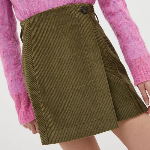 Khaki Iordinal Cotton Blend Skirt - Max&Co. - Modalova