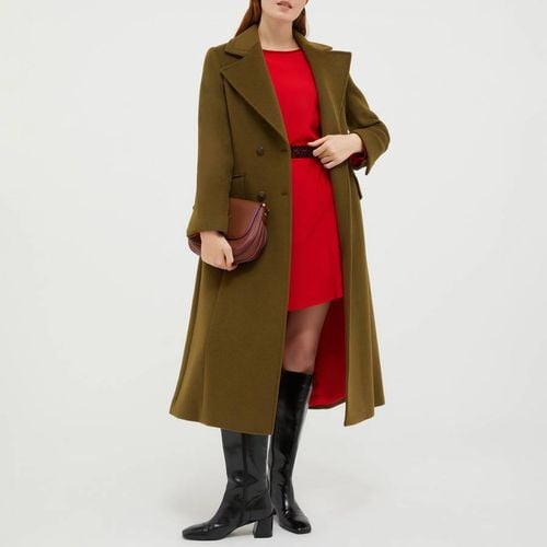 Khaki Pressing Wool Blend Coat - Max&Co. - Modalova