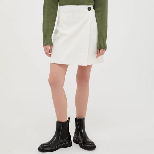 White Iordinal Cotton Blend Skirt - Max&Co. - Modalova
