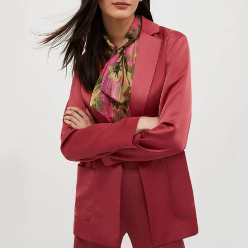 Burgundy Farcito Blazer - Max&Co. - Modalova