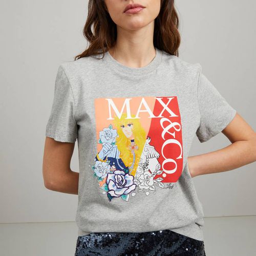 Grey Graphic Print TShirt - Max&Co. - Modalova