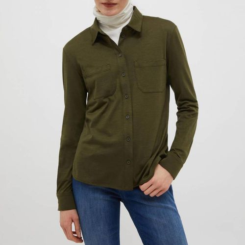 Khaki Wool Blend Corvetta Shirt - Max&Co. - Modalova