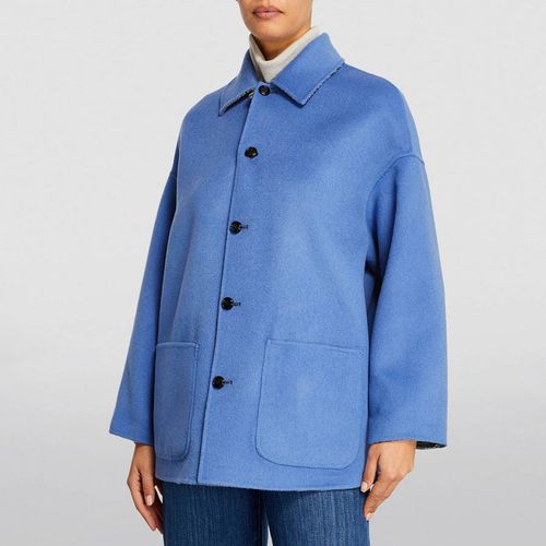 Blue Predazzo Wool Blend Coat - Max&Co. - Modalova