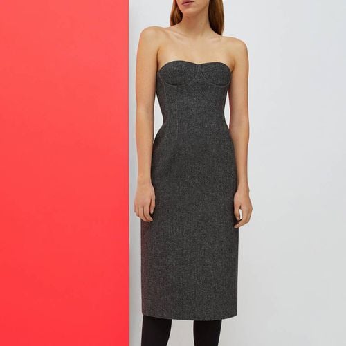 Grey Fitted Akiko Dress - Max&Co. - Modalova