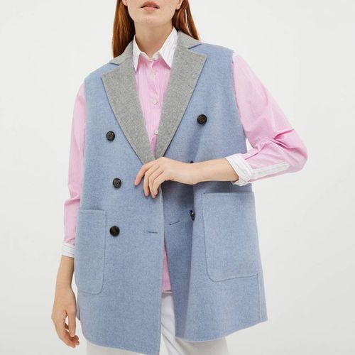 Blue Iiriccar Wool Blend Waistcoat - Max&Co. - Modalova