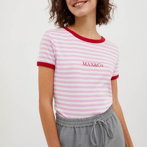 Pink Branded Stripe Top - Max&Co. - Modalova