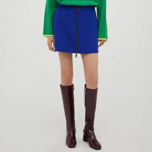 Blue Rosalba Wool Skirt - Max&Co. - Modalova