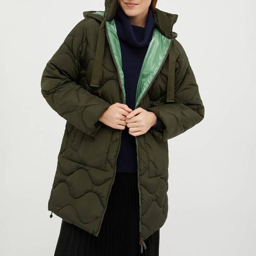 Khaki Chiudere Quilted Jacket - Max&Co. - Modalova