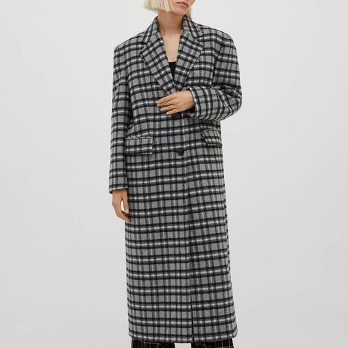 Black/White Check Longjol Coat - Max&Co. - Modalova