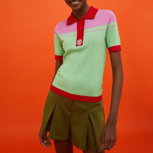 Green/Pink Topsin Polo Top - Max&Co. - Modalova