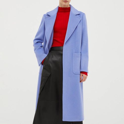 Pale Blue Wool Irunaway Coat - Max&Co. - Modalova