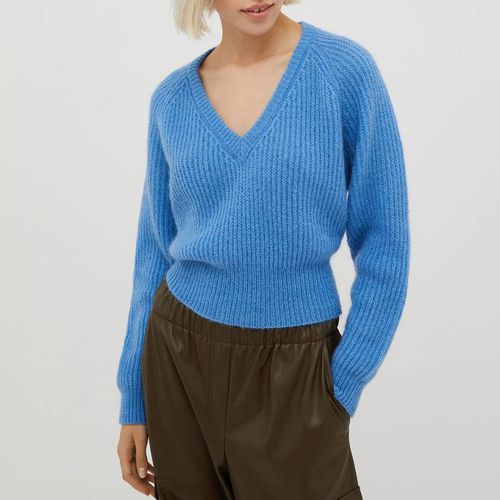 Blue Wool Blend Jumper - Max&Co. - Modalova