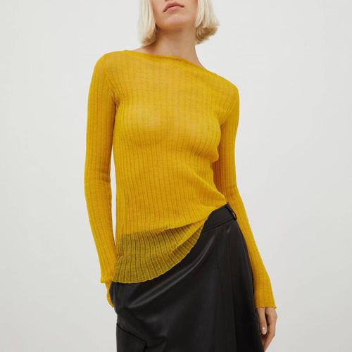 Yellow Velato Wool Blend Top - Max&Co. - Modalova