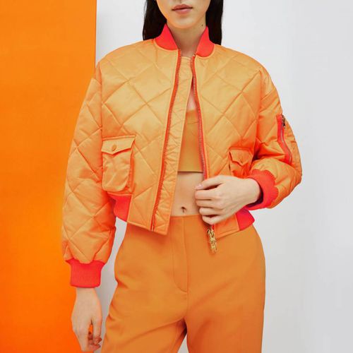 Orange Quilted Jin Jacket - Max&Co. - Modalova