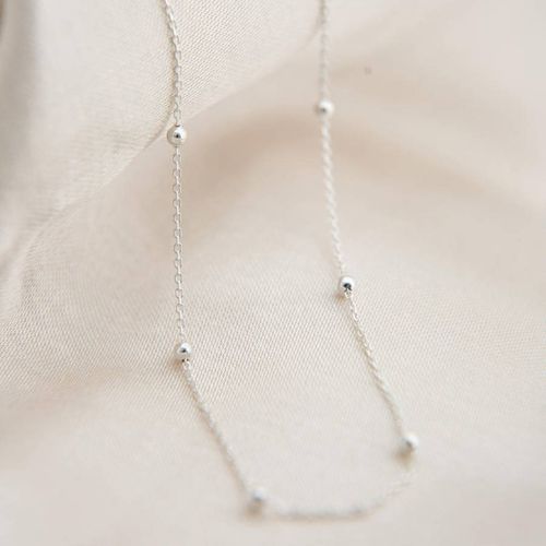 Silver Chain Necklace - Elika - Modalova