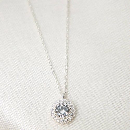 Silver Necklace - Elika - Modalova