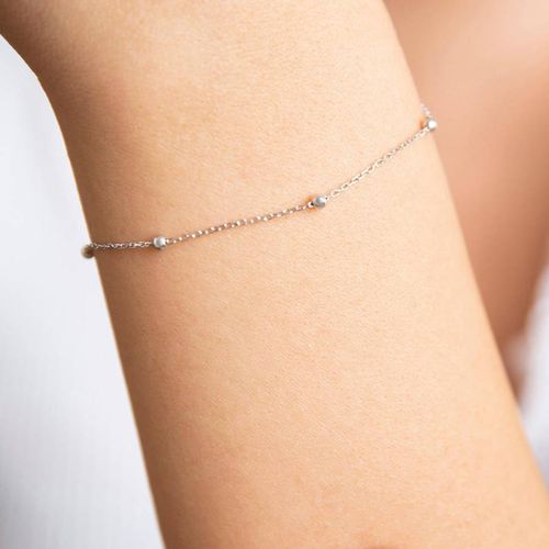 Silver Chain Bracelet - Elika - Modalova