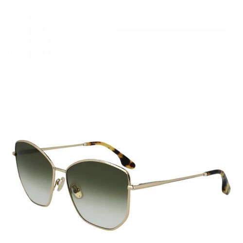 Womens Gold Sunglasses 59mm - Victoria Beckham - Modalova