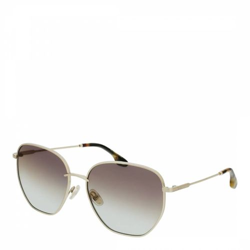 Womens Gold Sunglasses 60mm - Victoria Beckham - Modalova