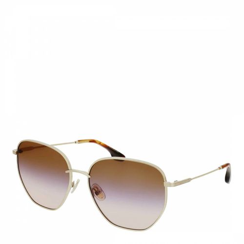 Womens Gold Sunglasses 60mm - Victoria Beckham - Modalova