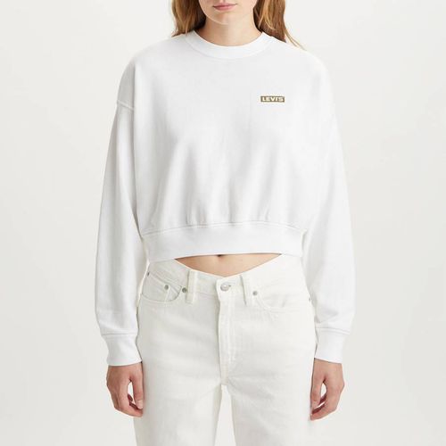 Cropped Cotton Blend Sweatshirt - Levi's - Modalova
