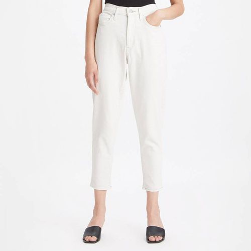 White High Waisted Stretch Mom Jeans - Levi's - Modalova