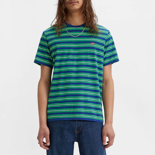 Blue/Green Stripe Cotton T-Shirt - Levi's - Modalova