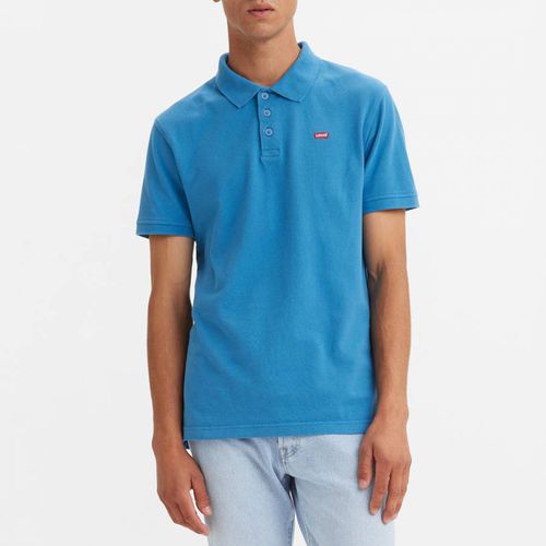 Blue Short Sleeve Cotton Polo Shirt - Levi's - Modalova