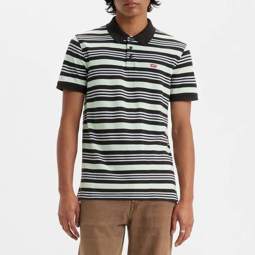 Black Stripe Cotton Polo Shirt - Levi's - Modalova