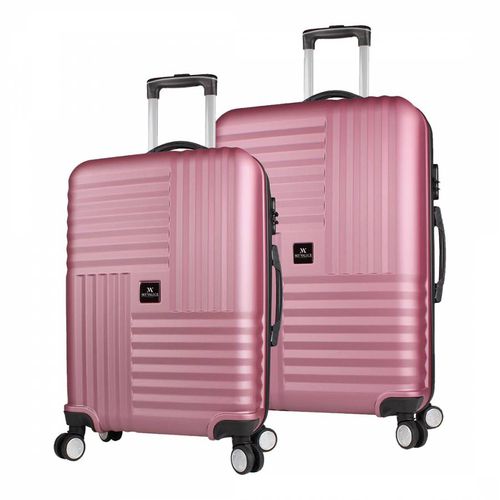 Rose Gold Set Of Two Suitcases - MyValice - Modalova
