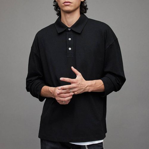 Lex Long Sleeve Cotton Polo Shirt - AllSaints - Modalova
