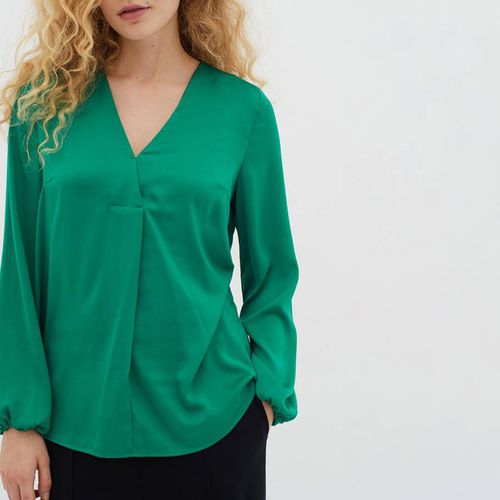 Green Rinda V-Neck Blouse - Inwear - Modalova