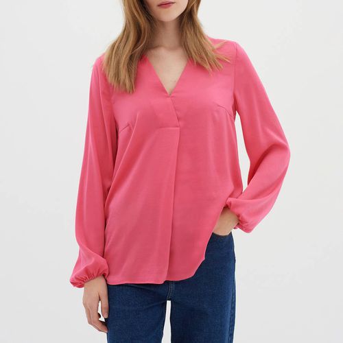Pink Rinda V-Neck Blouse - Inwear - Modalova