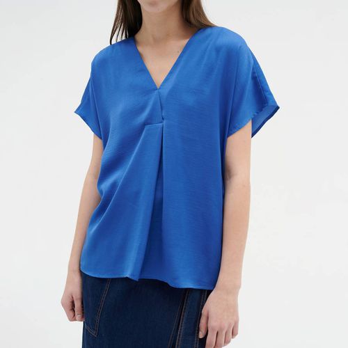 Blue Rinda V-Neck Top - Inwear - Modalova