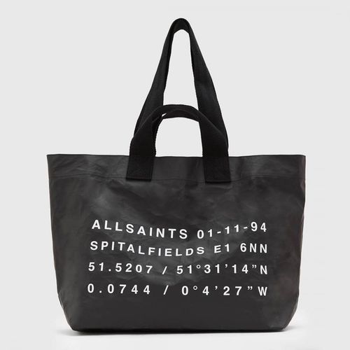 Black Acari Paper Tote Bag - AllSaints - Modalova