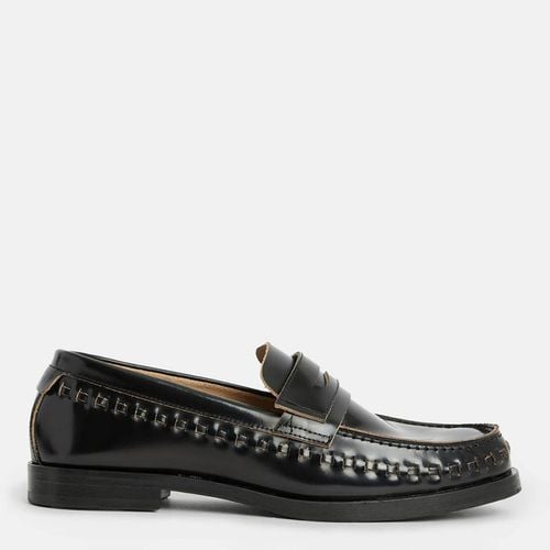 Black Sofie Leather Loafers - AllSaints - Modalova