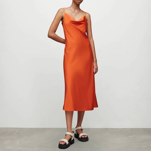 Orange Hadley Dress - AllSaints - Modalova