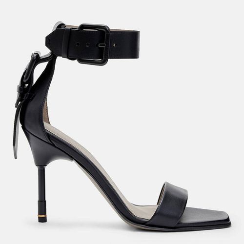 Black Noir Leather Heels - AllSaints - Modalova