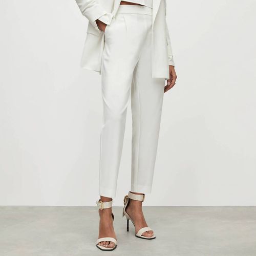 White Aleida Tri Trousers - AllSaints - Modalova