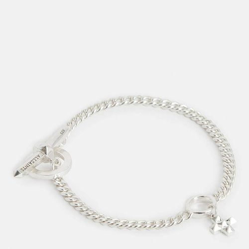 Silver Nova Cross Charm Bracelet - AllSaints - Modalova