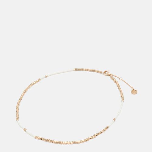 Warm Brass Amelie Beaded Necklace - AllSaints - Modalova