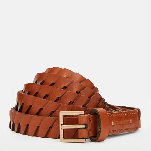 Tan Weslie Flip Tie Leather Belt - AllSaints - Modalova