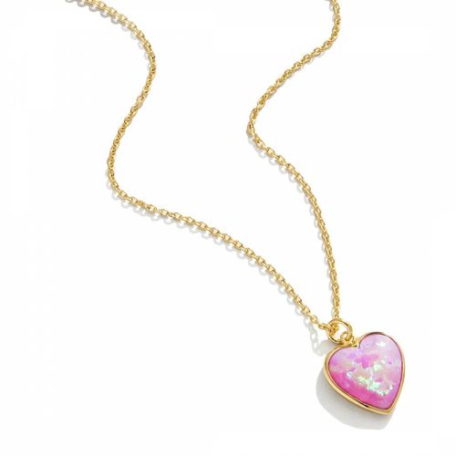 Pink Opal Heart Necklace - Rosie Fortescue Jewellery - Modalova