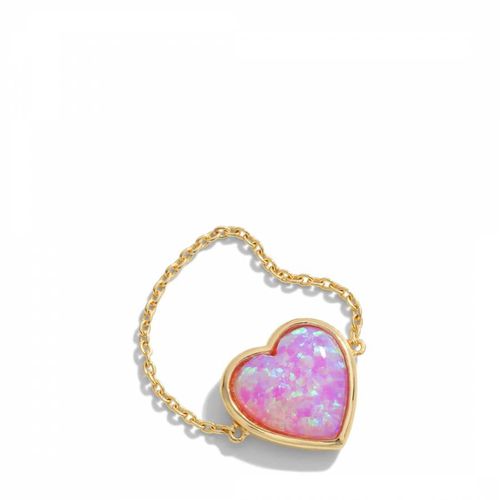 Pink Opal Heart Ring - Rosie Fortescue Jewellery - Modalova