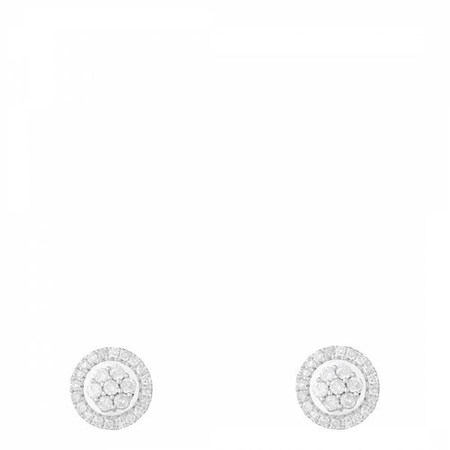 White Canberra Diamond Earrings - Artisan Joaillier - Modalova