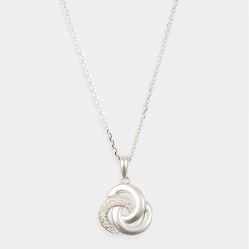 White Trior Diamond Pendant Necklace - Artisan Joaillier - Modalova