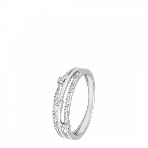 White Gold Princess Diamond Ring - Artisan Joaillier - Modalova
