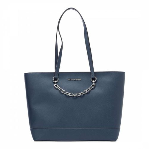 Navy Jet Set Medium Chain Swag Tote - Michael Kors - Modalova