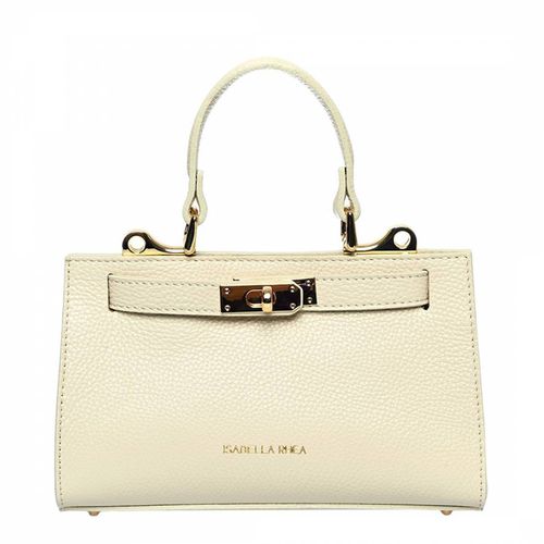 Beige Leather Handbag - Isabella Rhea - Modalova